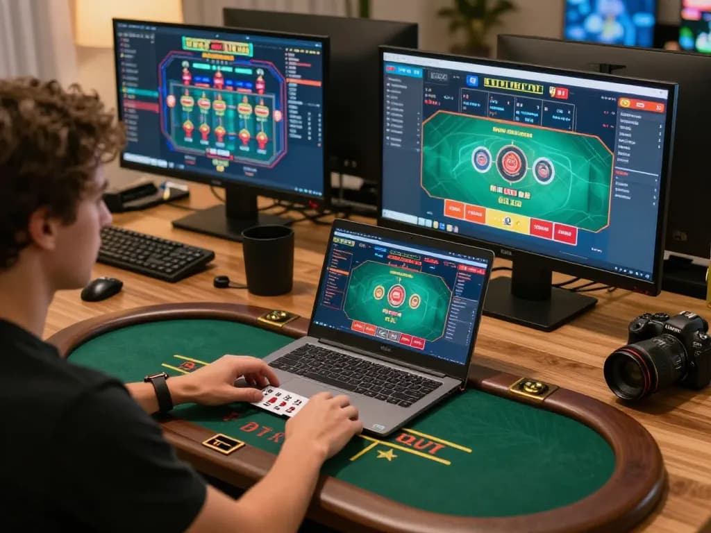 Player experiencing the excitement of SC88 blackjack online, showcasing engaging gameplay and strategic moves