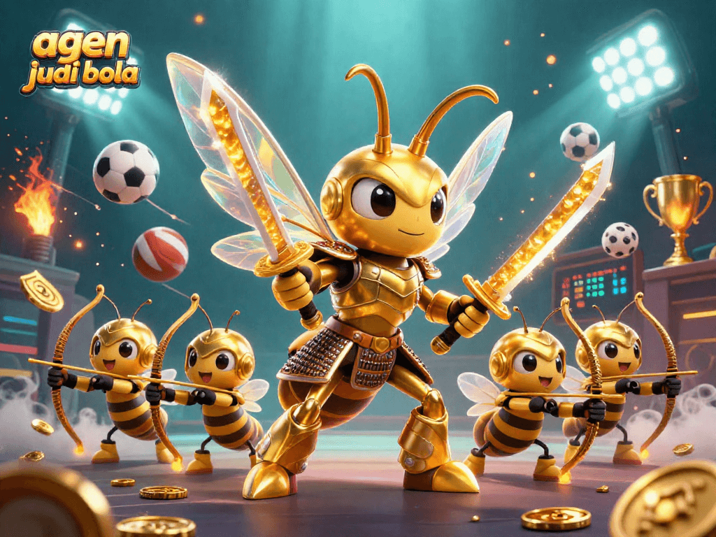 Experience action with agen judi bola as the hornet samurai leads a vibrant casino gaming scene.