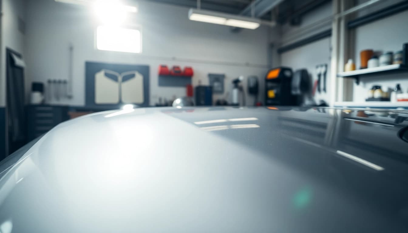 Apply salt protection ceramic coating on a gleaming car to ensure lasting shine and durability.