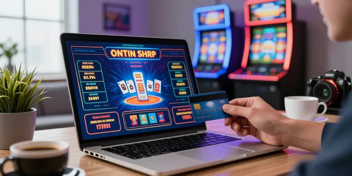 Casinos that accept credit card prominently showcased with vibrant online casino gaming interface and payment activity.