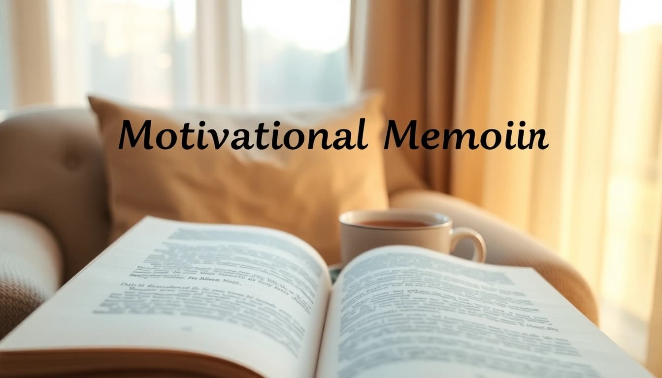 Engage with a motivational memoir that inspires personal growth and transformation.