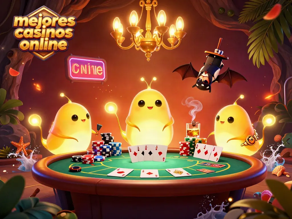 Ilumina tu experiencia en los mejores casinos online con esta escena de juego dinámica.