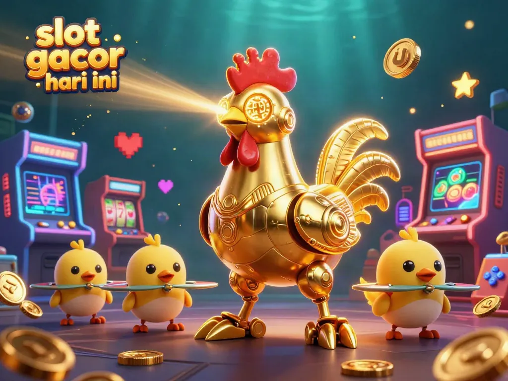 Experience exciting slot gacor hari ini with vibrant characters and immersive gaming elements in a rich 3D scene.