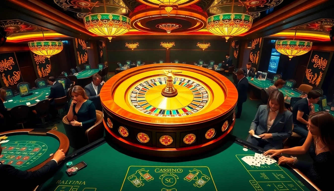 Vivez l'excitation d'un site de casino en ligne avec des jeux vibrants et une ambiance luxueuse.