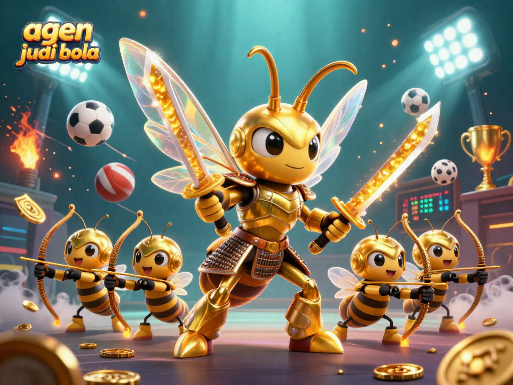 Experience action with agen judi bola as the hornet samurai leads a vibrant casino gaming scene.