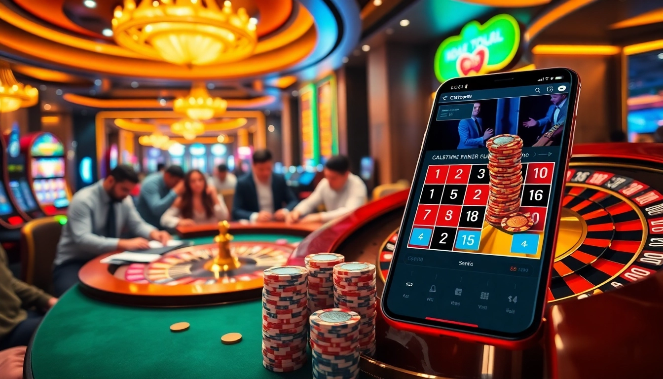 Experience gtatogel excitement with vibrant casino elements showcasing online betting and thrilling gameplay.
