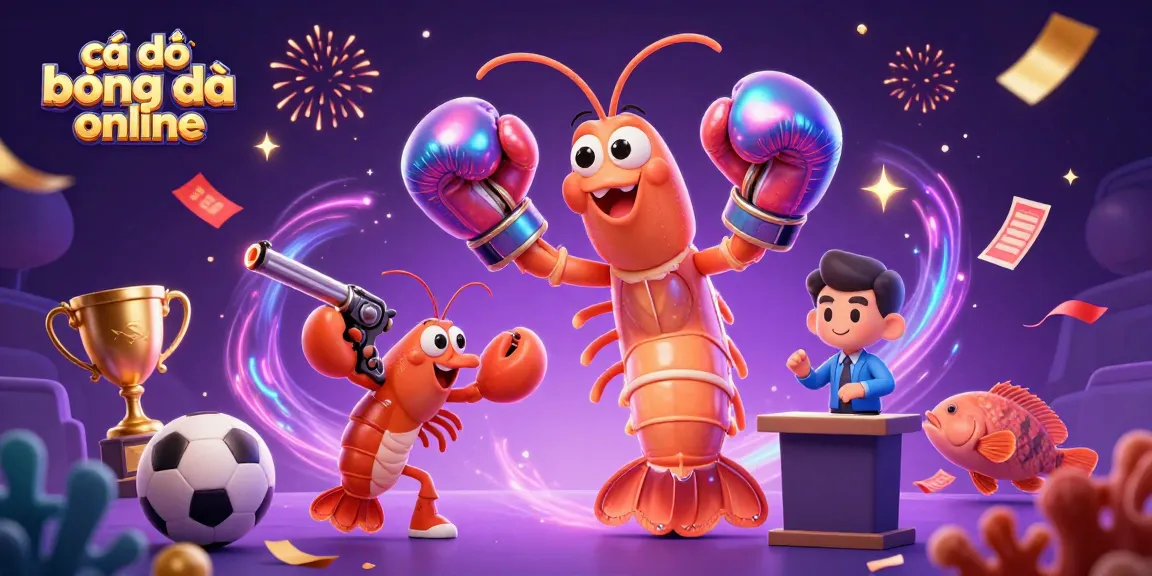 Experience cá độ bóng đá online with vibrant soccer-themed characters and dynamic betting elements.