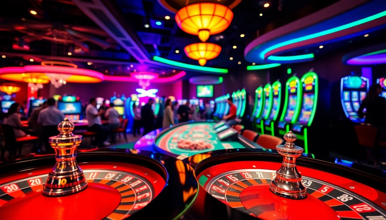 Menggairahkan suasana di PLANET77 casino dengan pemain yang bersemangat dan permainan yang seru.