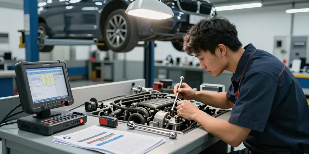Professionelle Diagnose und Reparatur in der BMW Werkstatt Hannover
