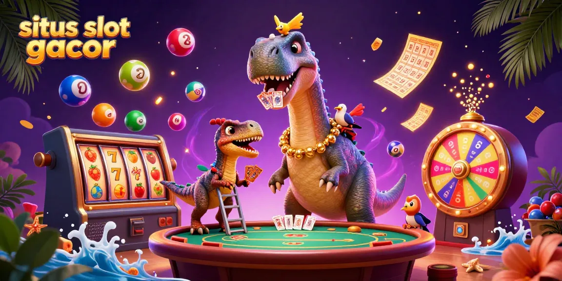 Permainan situs slot gacor dengan karakter unik, jackpot menunggu, dan elemen menarik yang penuh warna.