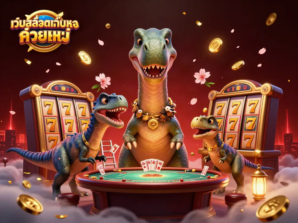 เล่น เว็บสล็อตเว็บตรง ค่ายใหญ่ กับบรรยากาศคาสิโนที่มีความละเอียดสูง ในฉากการ์ตูน 3D