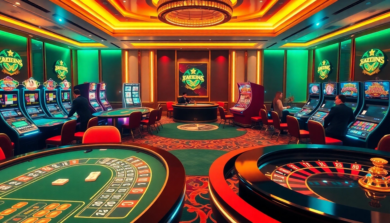 Vivez l'excitation du site de casino en ligne avec des machines à sous vibrantes et des tables de poker élégantes.