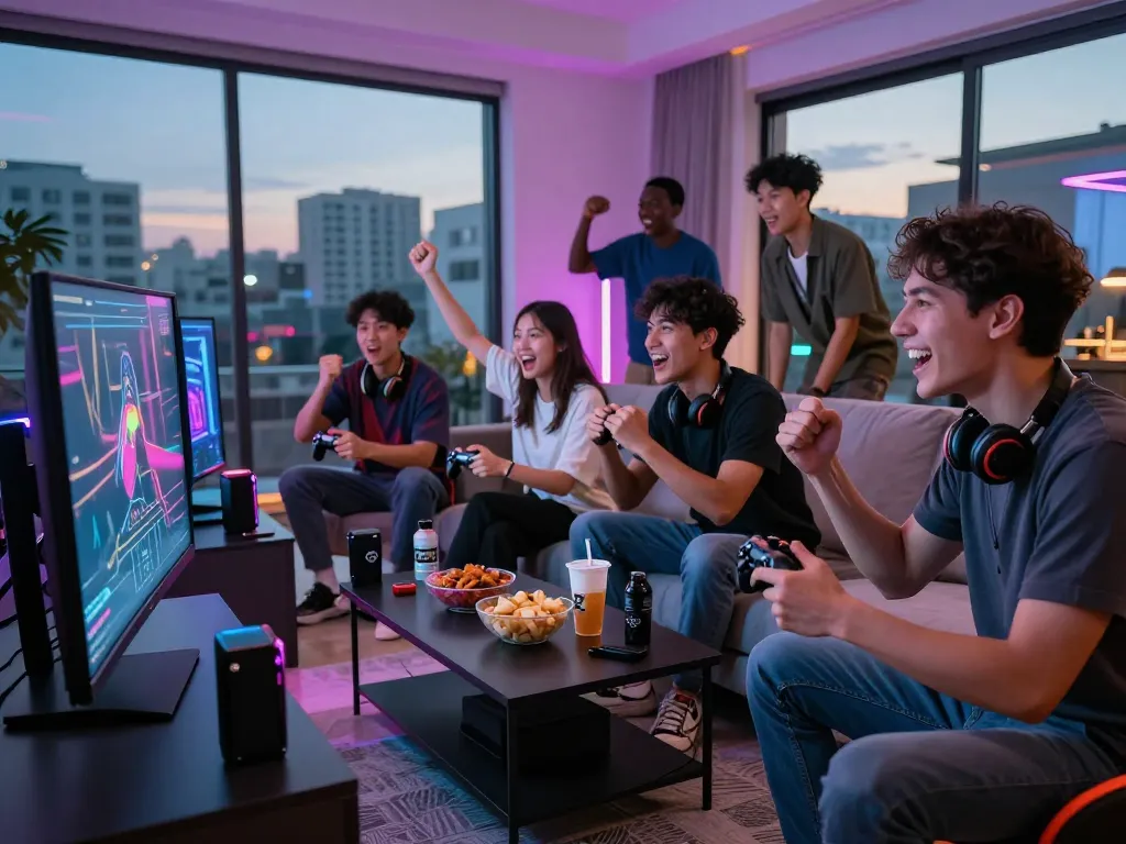 Tải Go88 with friends in an exciting gaming session filled with energy and fun.
