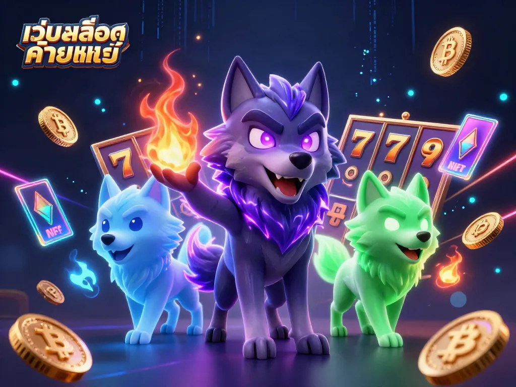 เกมสล็อตเว็บสล็อตเว็บตรง ค่ายใหญ่ นำเสนอการ์ตูน 3D สุดล้ำที่มีผู้นำหมาป่าสนับสนุนการเล่นเกม