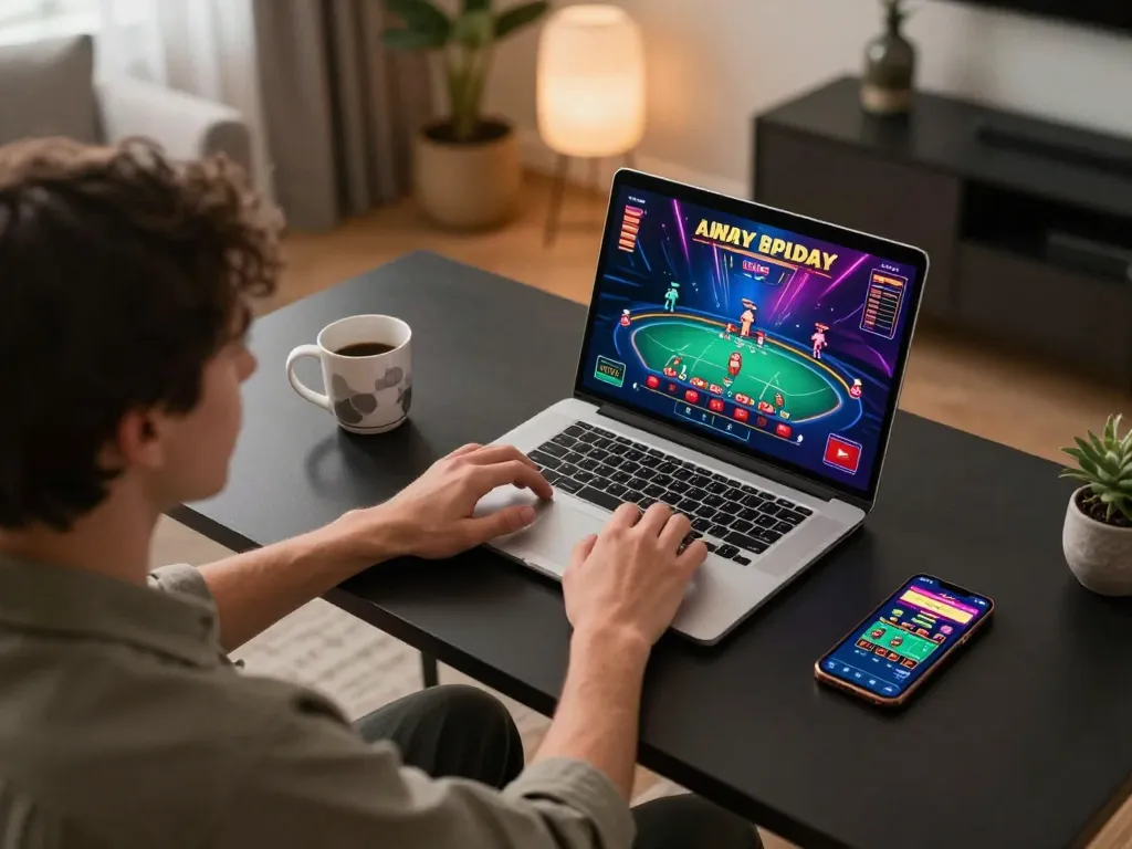 Engaging with online blackjack on c168-co, showcasing a modern gaming environment.