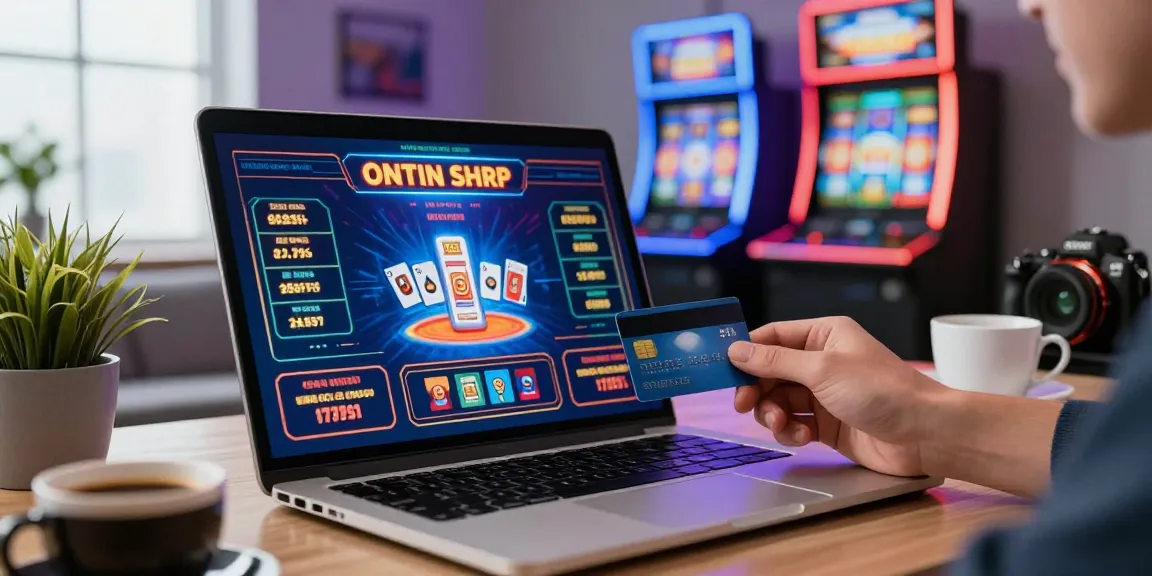 Casinos that accept credit card prominently showcased with vibrant online casino gaming interface and payment activity.