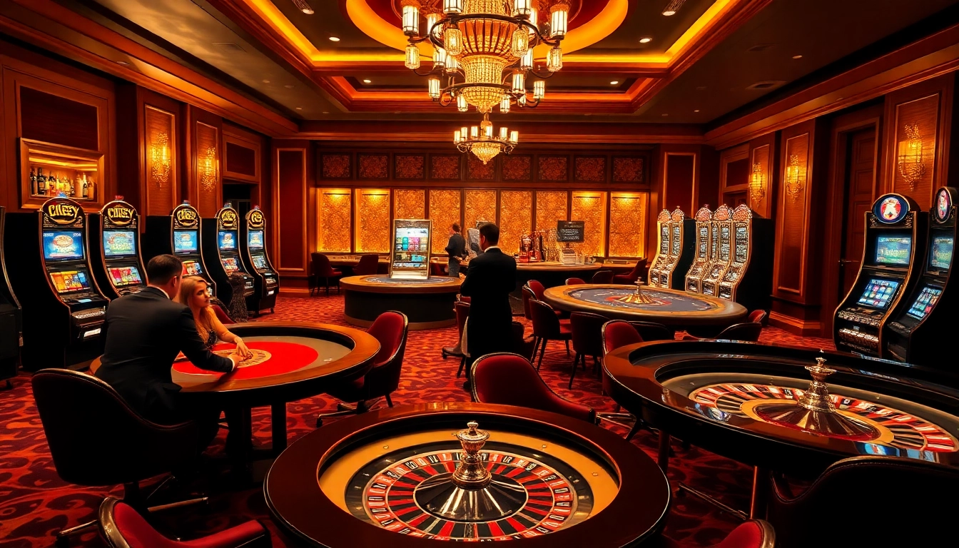 Vivez l'excitation dans un casino fiable en ligne avec des tables de jeux élégantes, des machines à sous vibrantes et des joueurs professionnels.