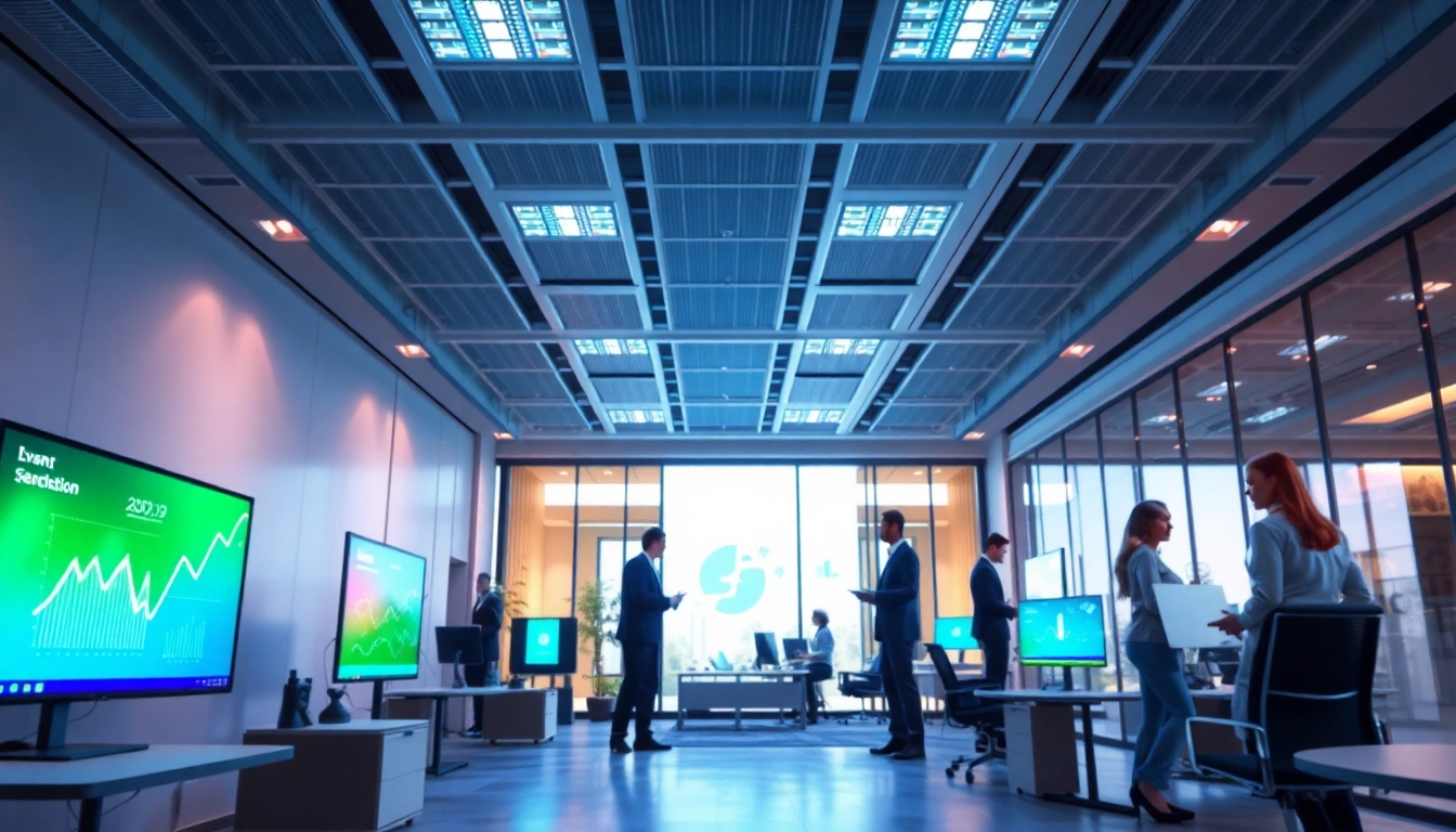 Erstellen Sie eine Unternehmensanimation, die Dynamik und Kreativität in einem modernen Büro präsentiert.
