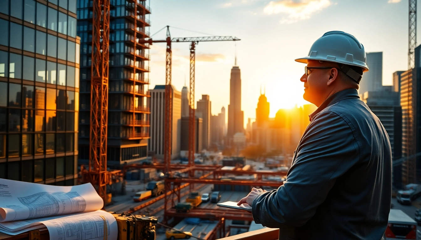 Manhattan Construction Manager supervising a construction site to ensure project quality and efficiency.