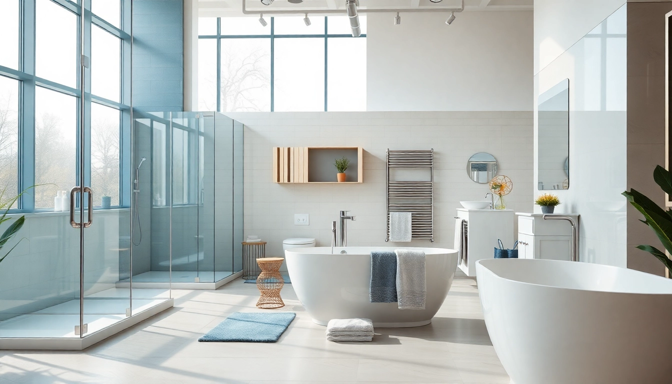 Sonni sanitär GmbH präsentiert hochwertige Badezimmerprodukte in modernem Design.