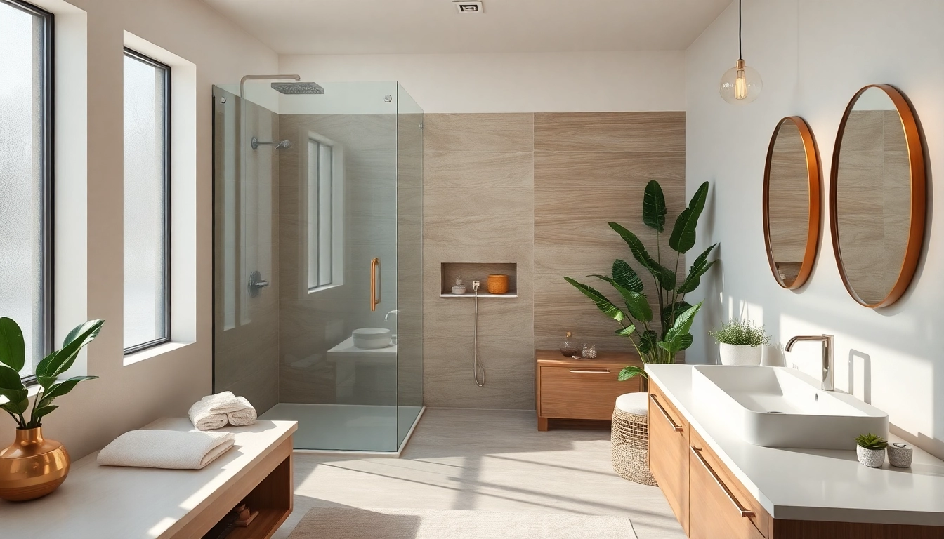 Entdecken Sie die stilvolle Duschlösung von sonni sanitär GmbH in einem modernen Badezimmer.