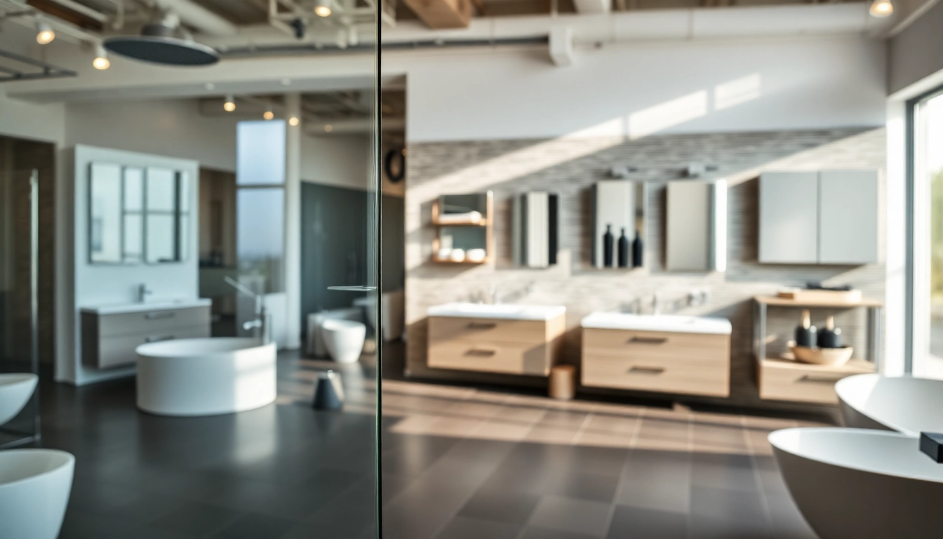 Sonni sanitär GmbH präsentiert stilvolle Badprodukte in modernem Ambiente.