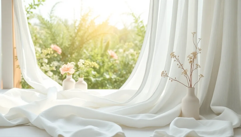 Verken linnen texturen en kleuren in een zonovergoten tuinomgeving.