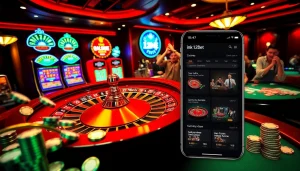 Engage in thrilling online gambling with ink vao 12bet on vibrant casino tables and slot machines.