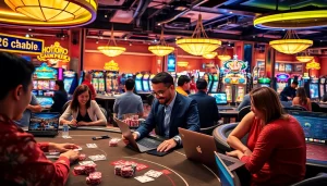 Menampilkan aksi pemain dalam istana777 bet yang penuh semangat di kasino online.