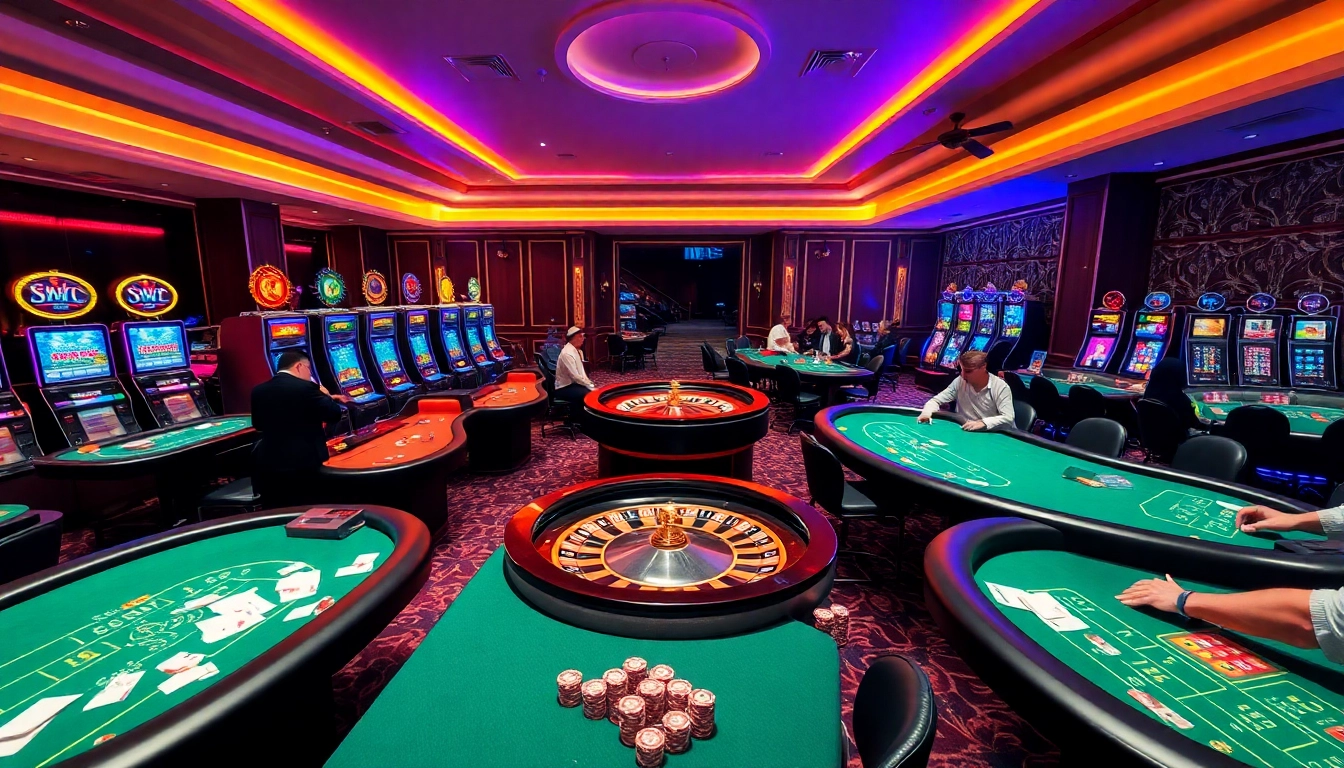 Experience thrilling gaming action at https://xx88.nl/ with vibrant casino tables and excited players.