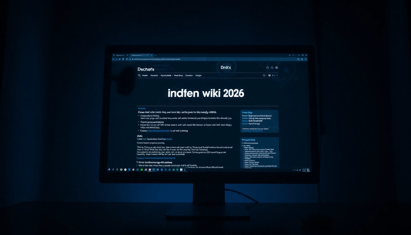 Explore the hidden wiki 2026 interface along with mysterious dark web links on a computer screen.