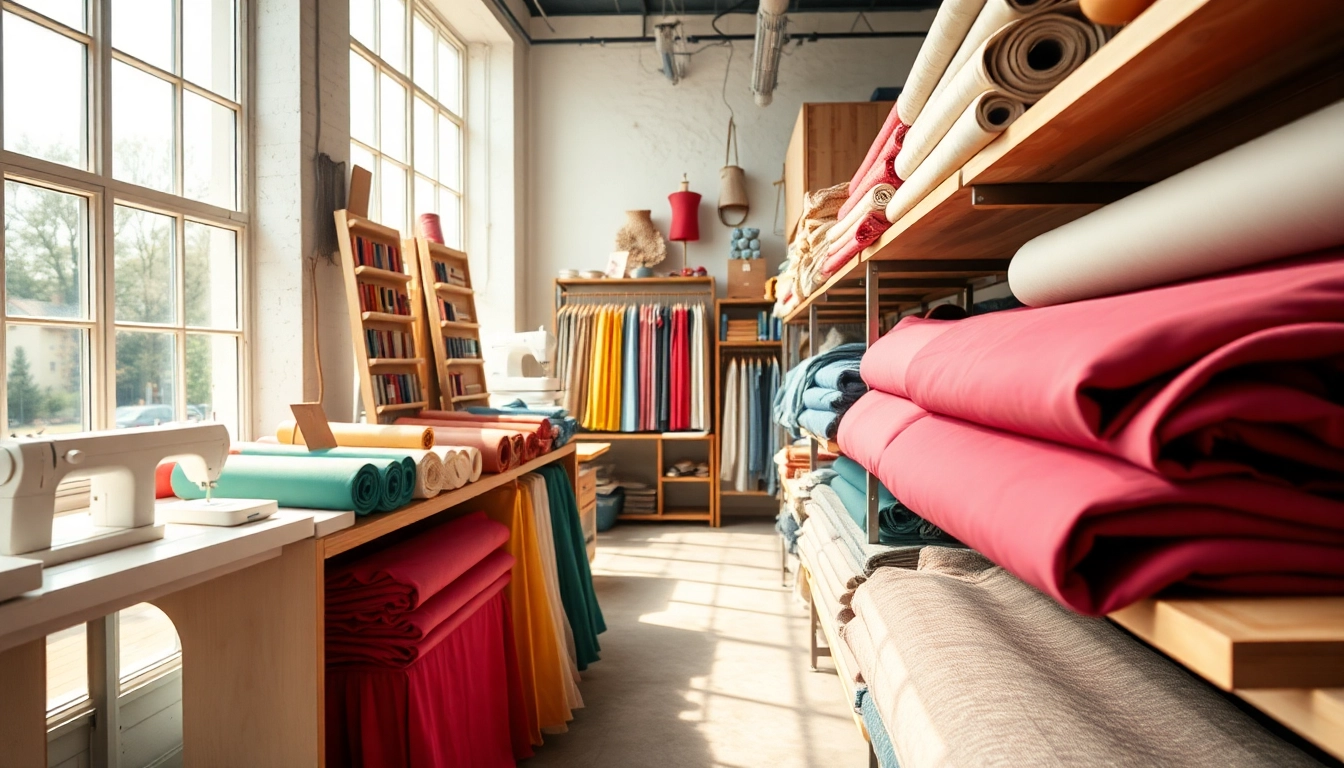 Vergelijk de texturen van stretch katoen met andere stoffen, perfect voor naai-projecten.