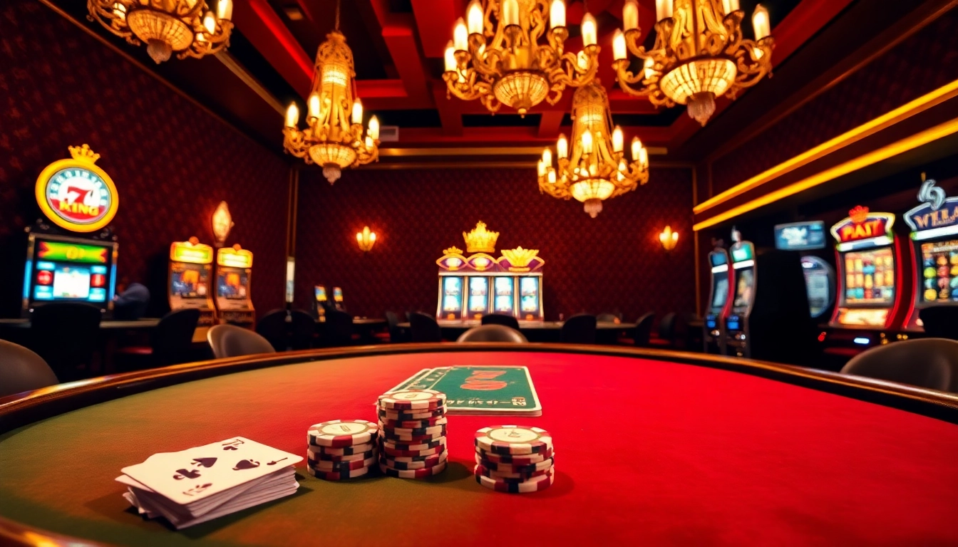 Experience the thrill of 79 king gameplay at a luxurious casino poker table.