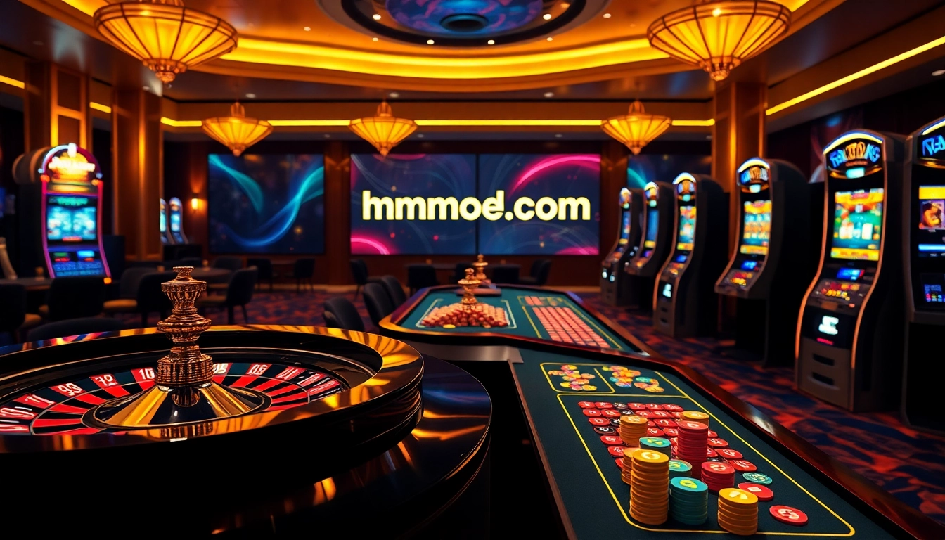 Engage in thrilling gaming activities at https://mmoo.de.com with a vibrant and luxurious casino atmosphere.