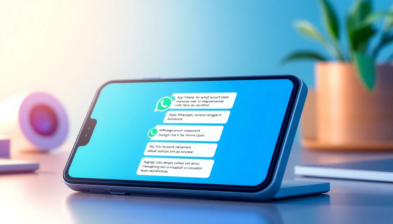 FM WhatsApp app interface on a smartphone with dual accounts and customization features.